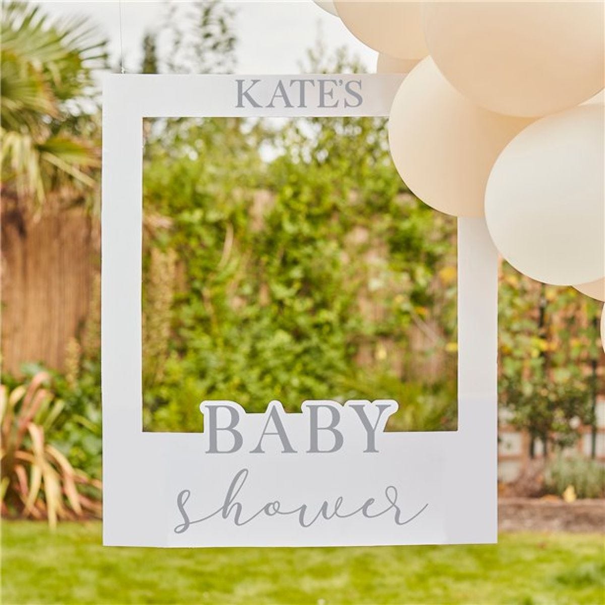 Hello Baby Customisable Photo Booth Frame