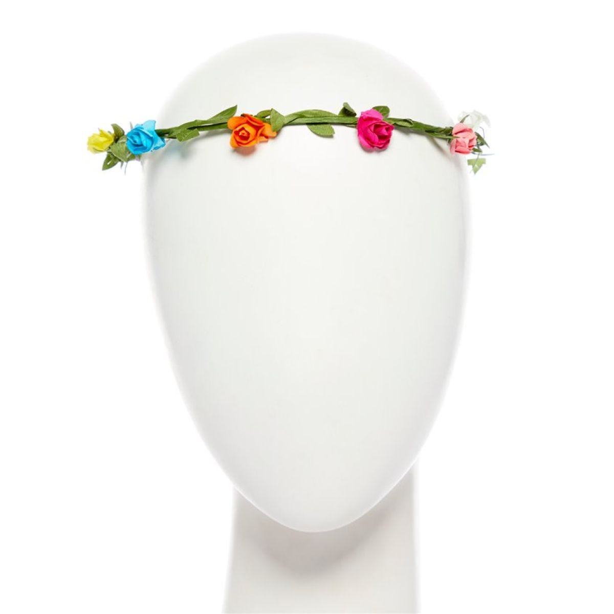 Multicoloured Flower Headband