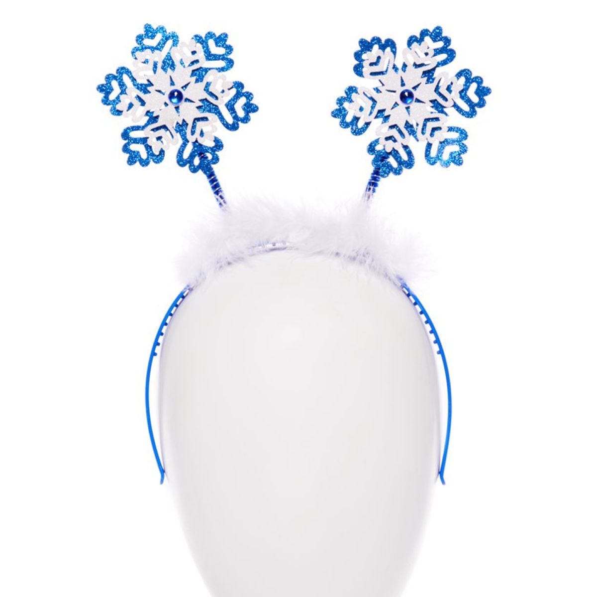 Blue Snowflake Headband