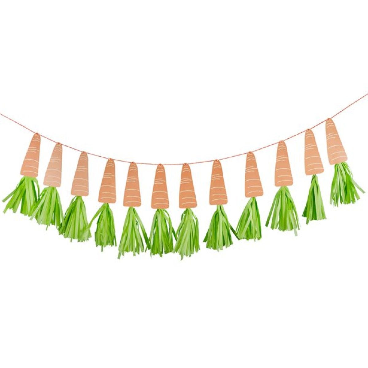 Carrot Tinsel Garland - 2m