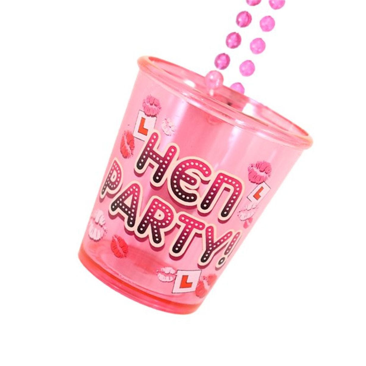 Hen Party Shot Glass Necklace - 90cm