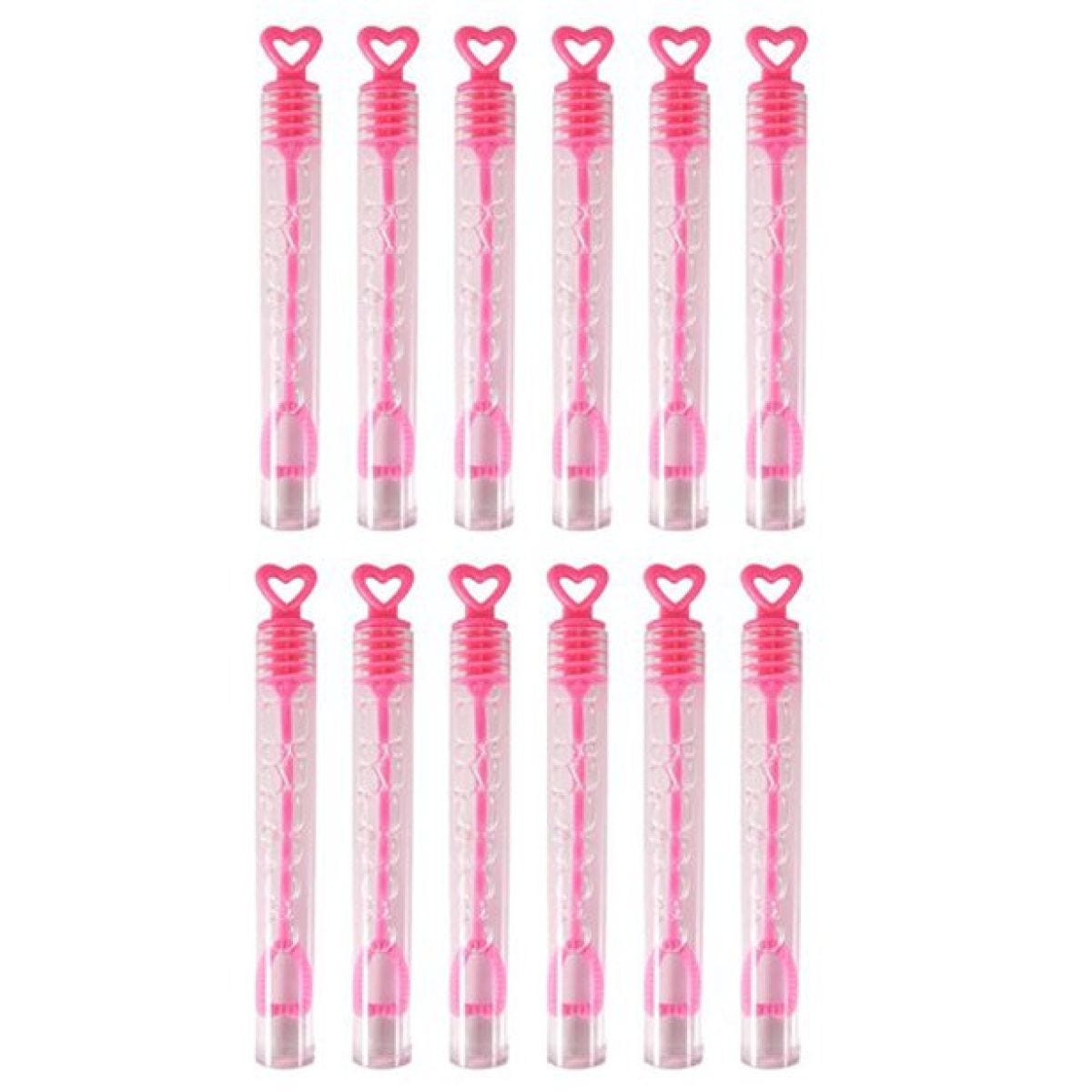 Hen Party Pink Heart Bubble Tubes - 4ml
