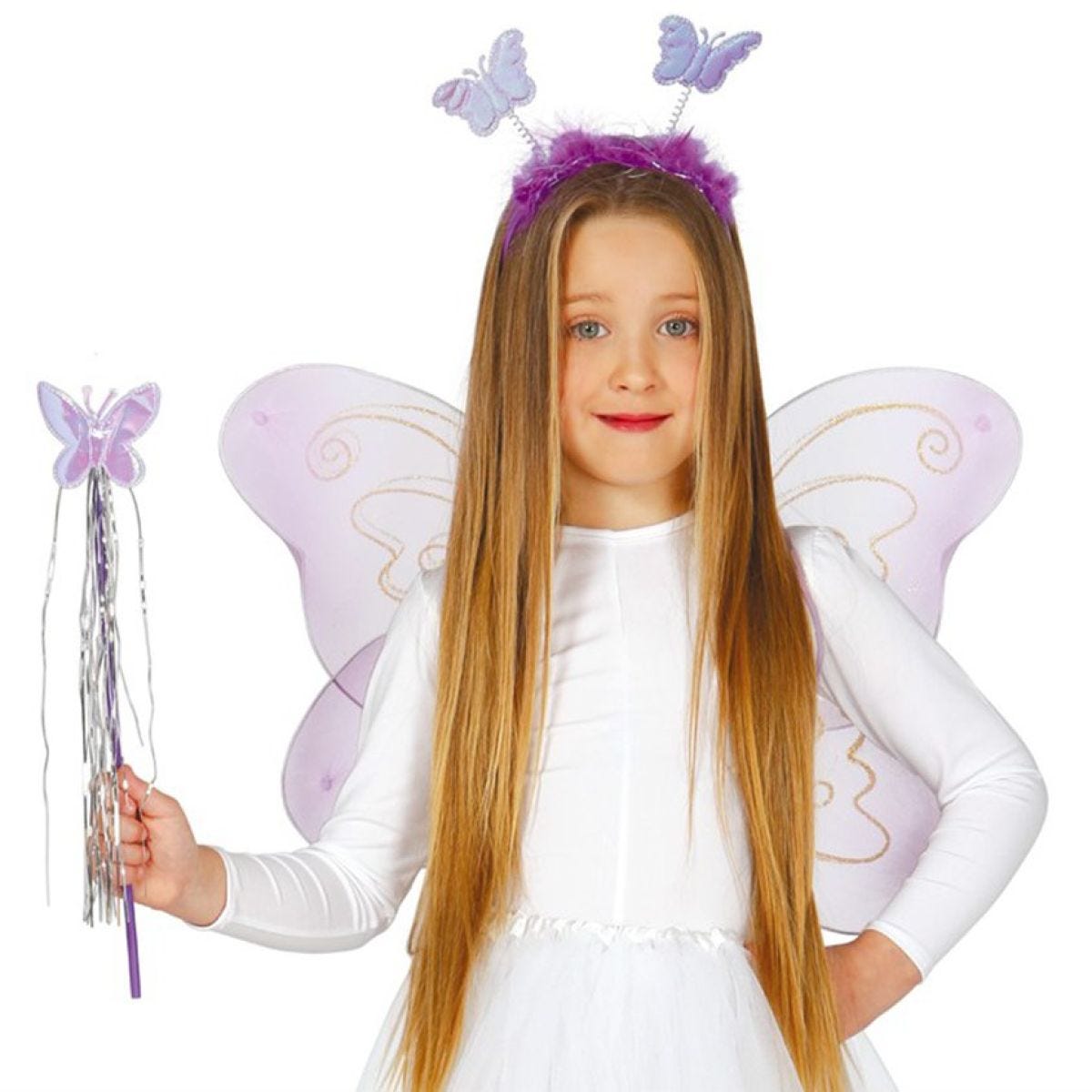 Purple Butterfly Fairy Accessory Kit - Child