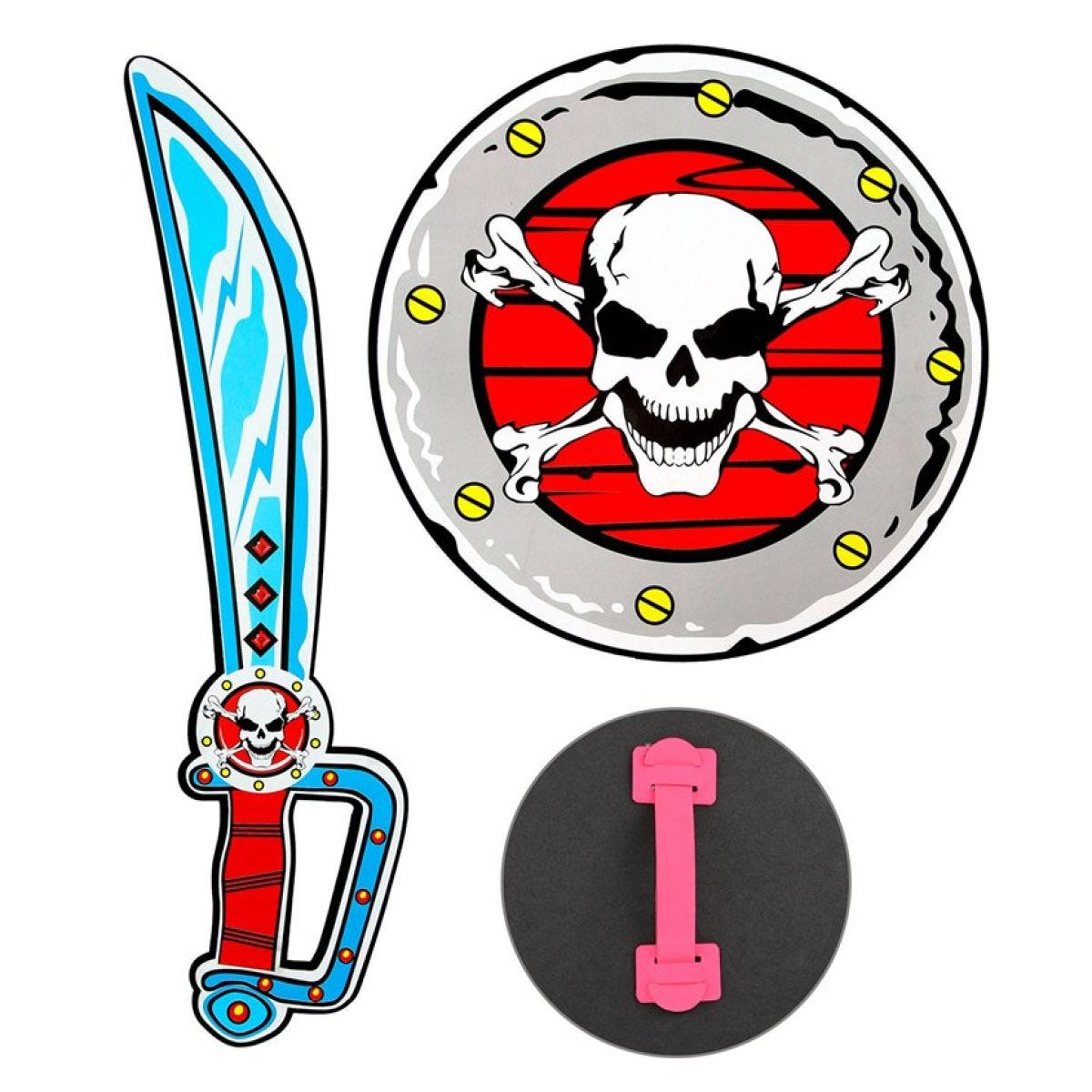 Pirate Cutlass & Shield - 52cm