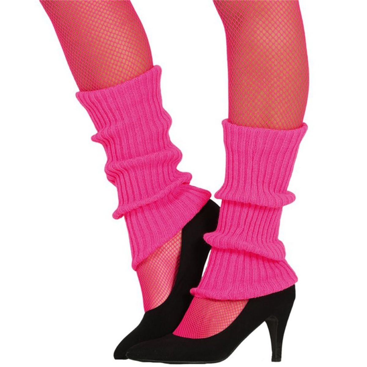 Neon Pink Leg Warmers