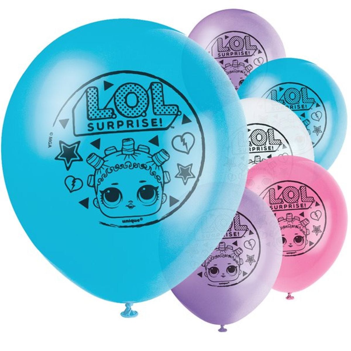 L.O.L Surprise Balloons - 12" Latex (8pk)