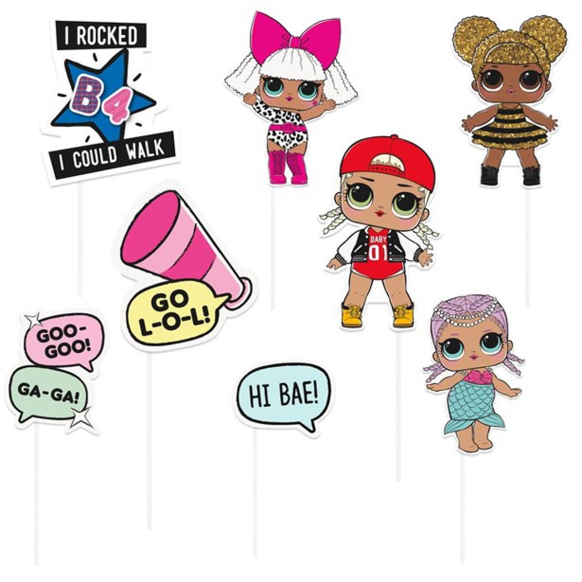 L.O.L Surprise Photo Booth Props (8pk)