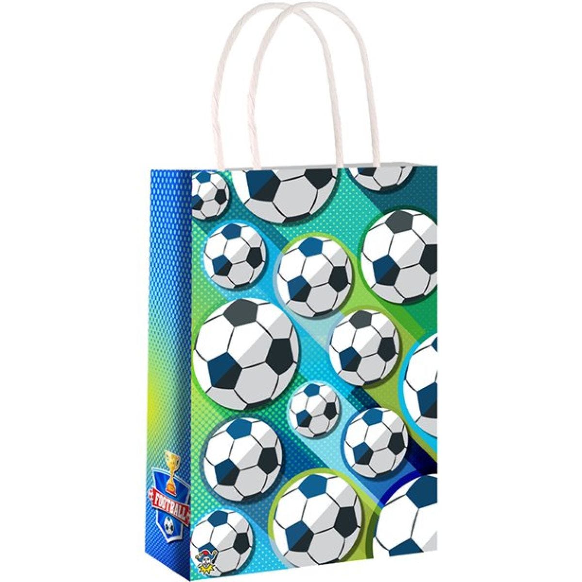 Football Paper Party Bag - 21cm