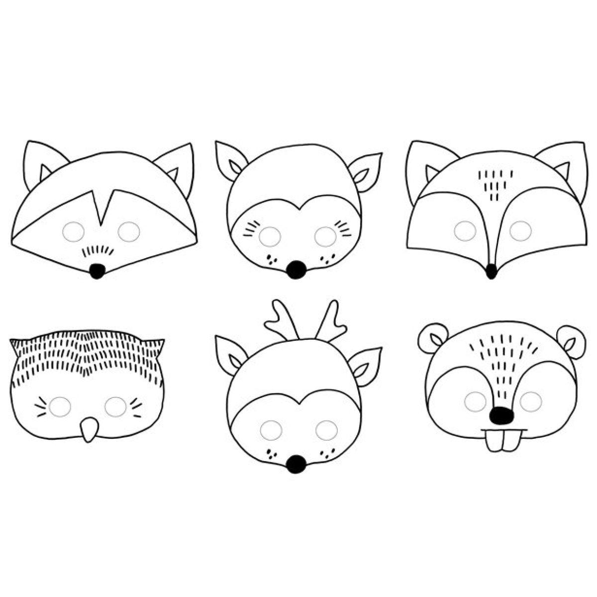 Woodland Paper Masks (6pk)