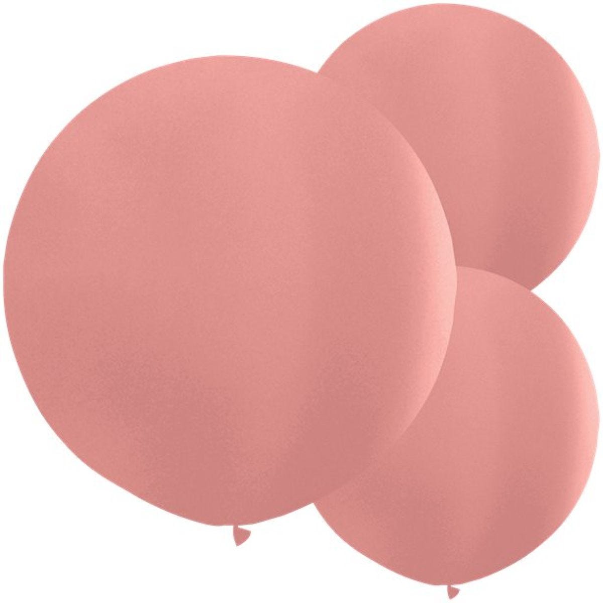 Metallic Rose Gold Giant Balloons - 36" Latex