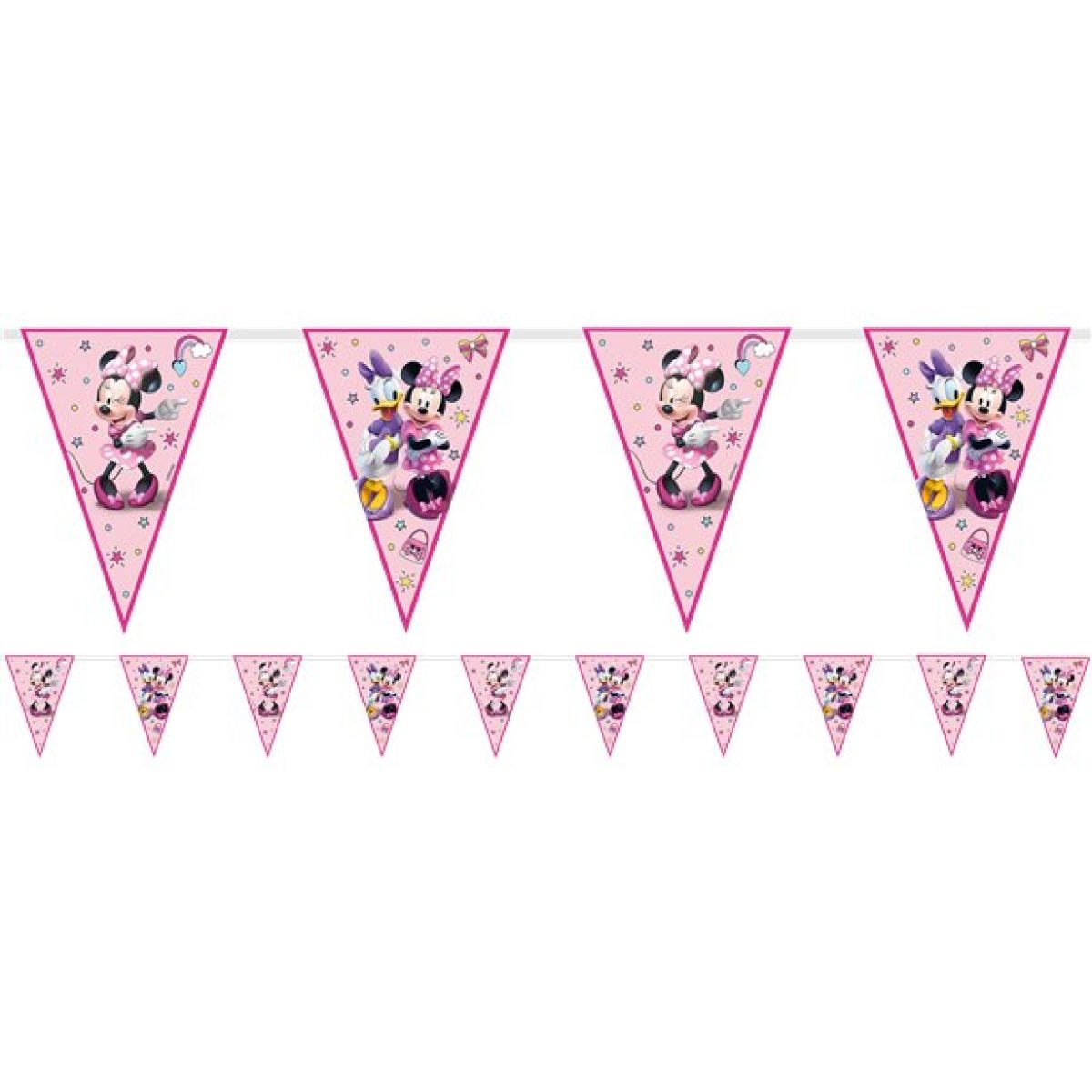 Minnie Mouse Junior Paper Flag Bunting - 2.3m