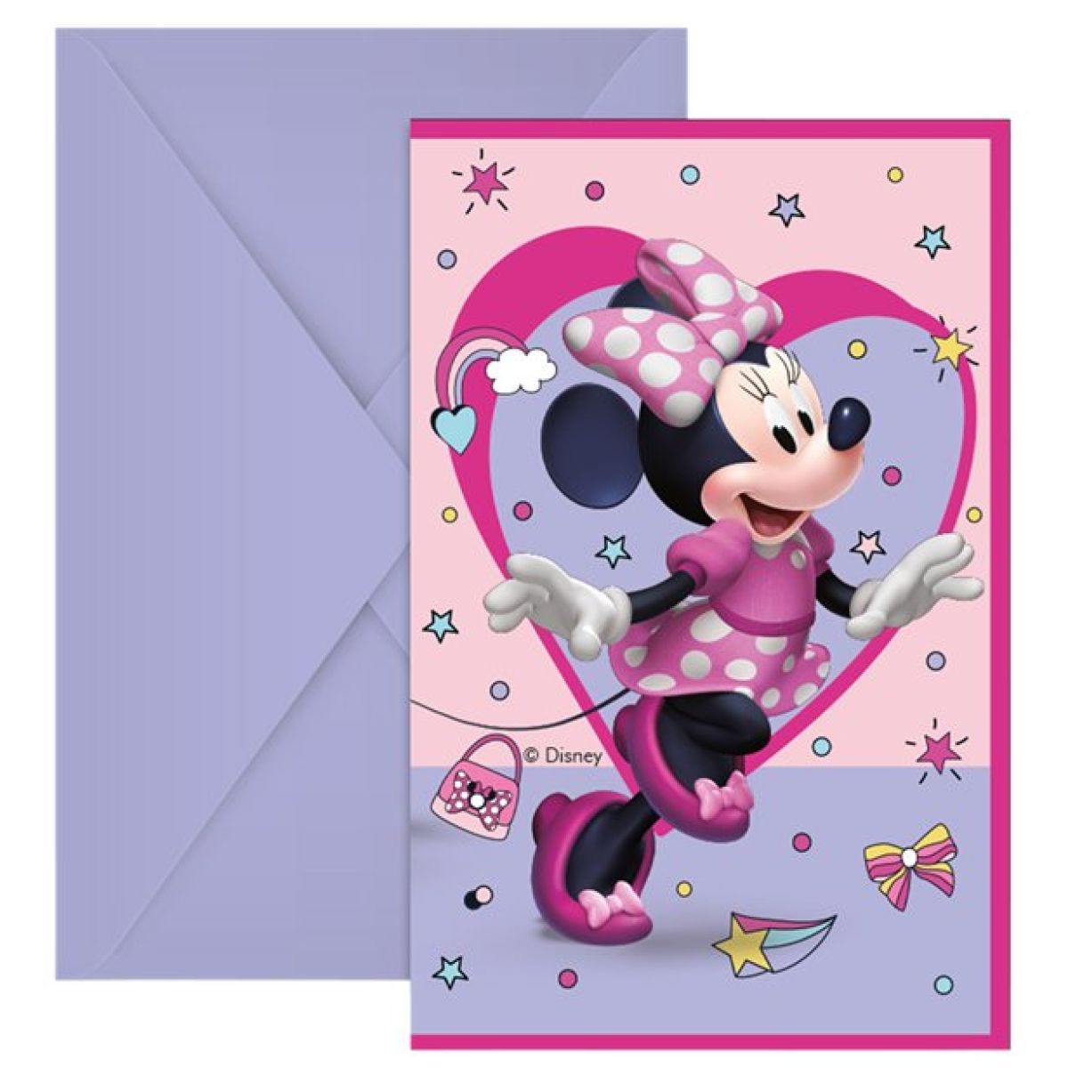 Minnie Mouse Junior Invitations (6pk)