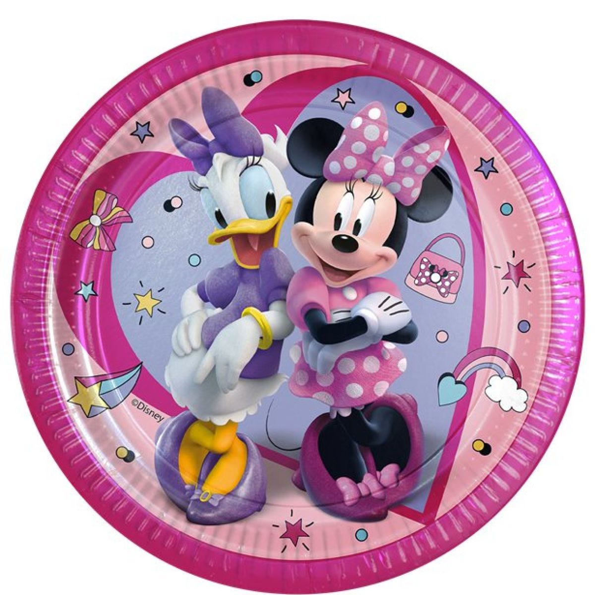 Minnie Mouse Junior Paper Plates- 23cm (8pk)