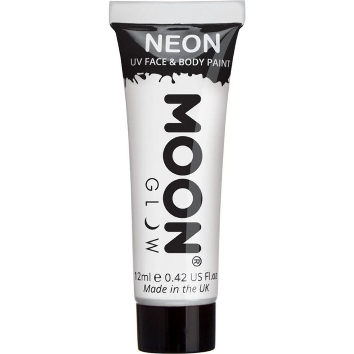 UV Neon Face & Body Paint - White 12ml