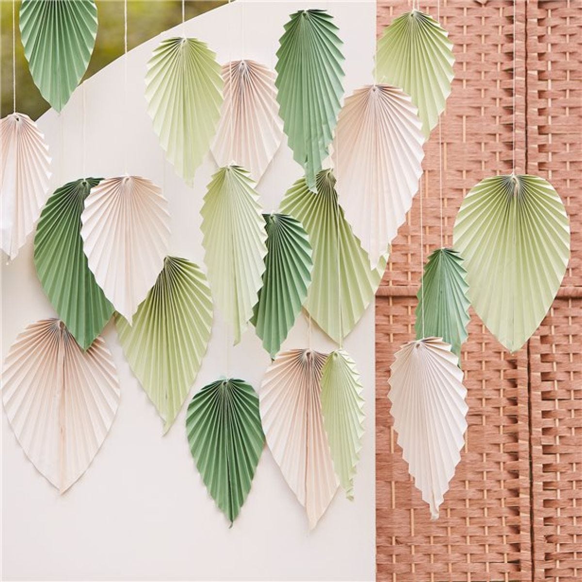 Mix It Up Mint Palm Backdrop