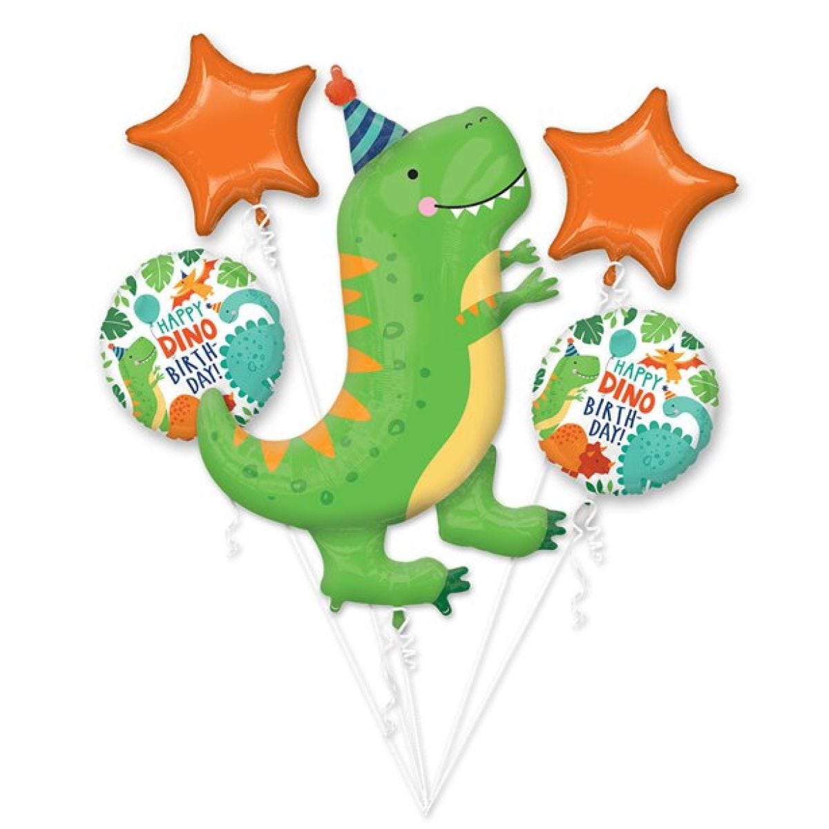 Dinosaur Balloon Bouquet - Assorted Foil - Kit