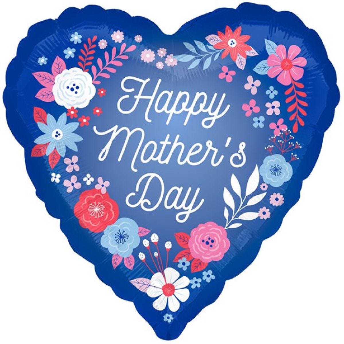 Artful Floral Mother&apos;s Day Balloon - 18" Foil