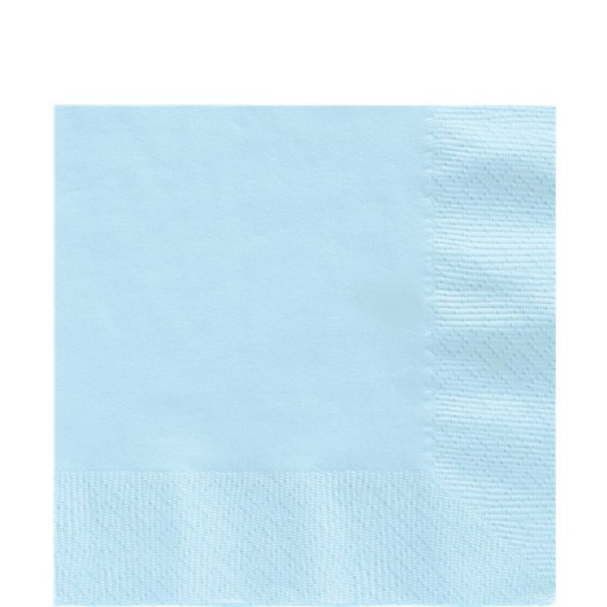 Baby Blue Paper Napkins 3ply - 33cm (20pk)