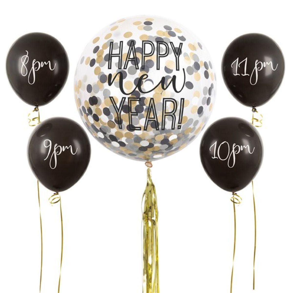 New Years Countdown Balloon Kit (5pk)