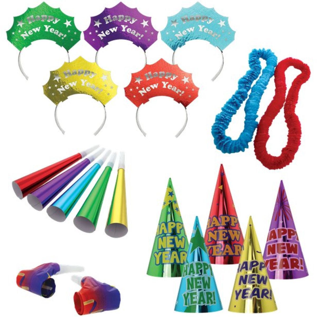 Colourful New Year Party Kit for 10 People