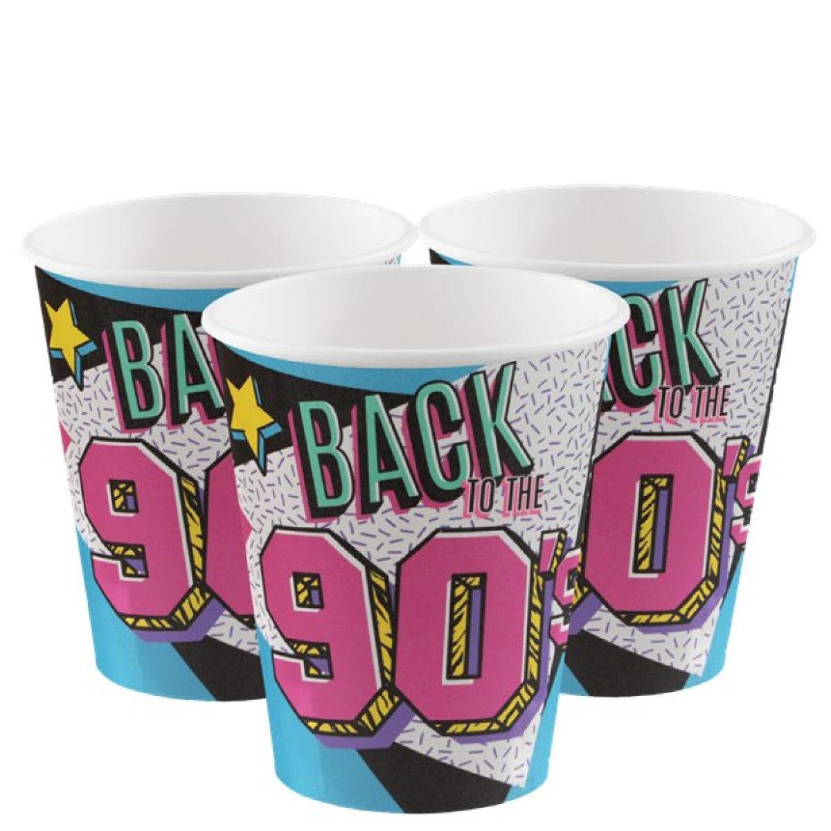 90&apos;s Paper Cups - 270ml (10pk)