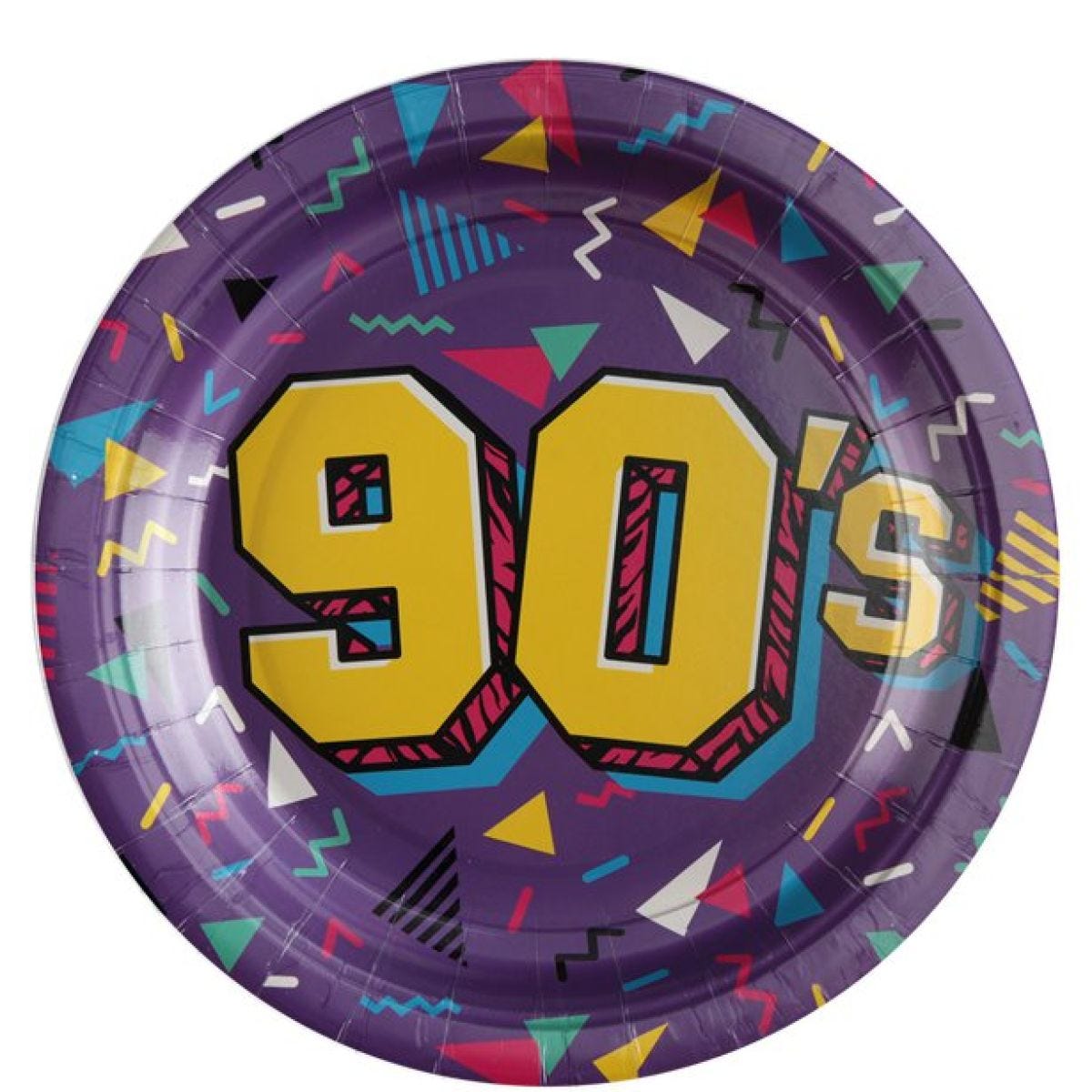 90&apos;s Paper Plates - 23cm (10pk)