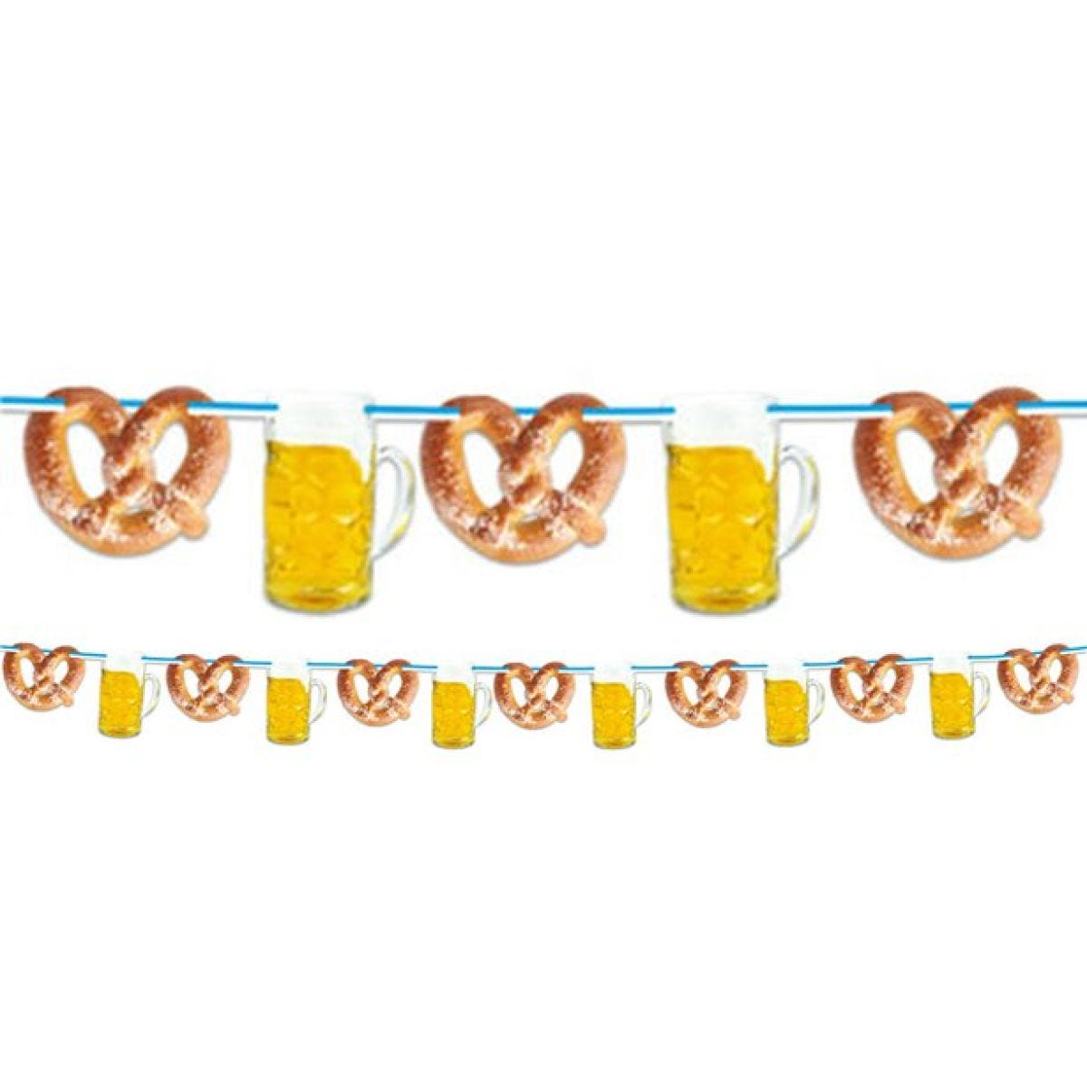 Oktoberfest Pretzel Paper Garland - 10m