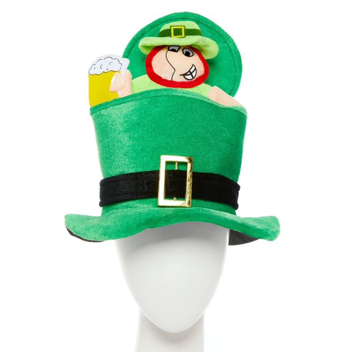 St Patrick&apos;s Day Drinking Leprechaun Top Hat