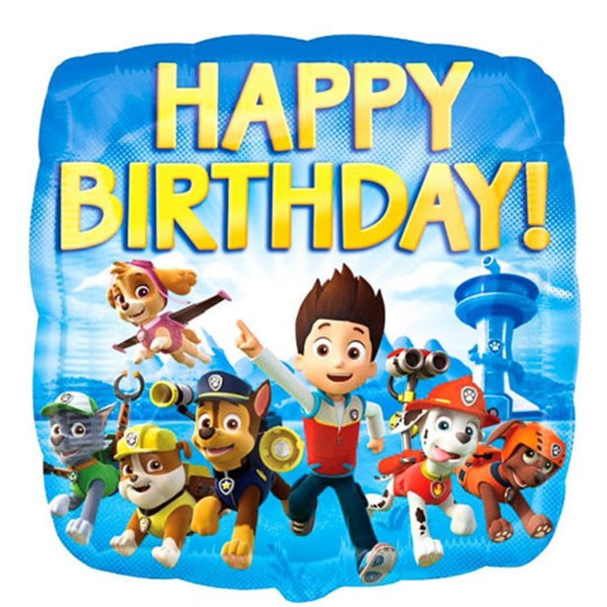 Paw Patrol Happy Birthday Balloon - 18&apos;&apos; Foil