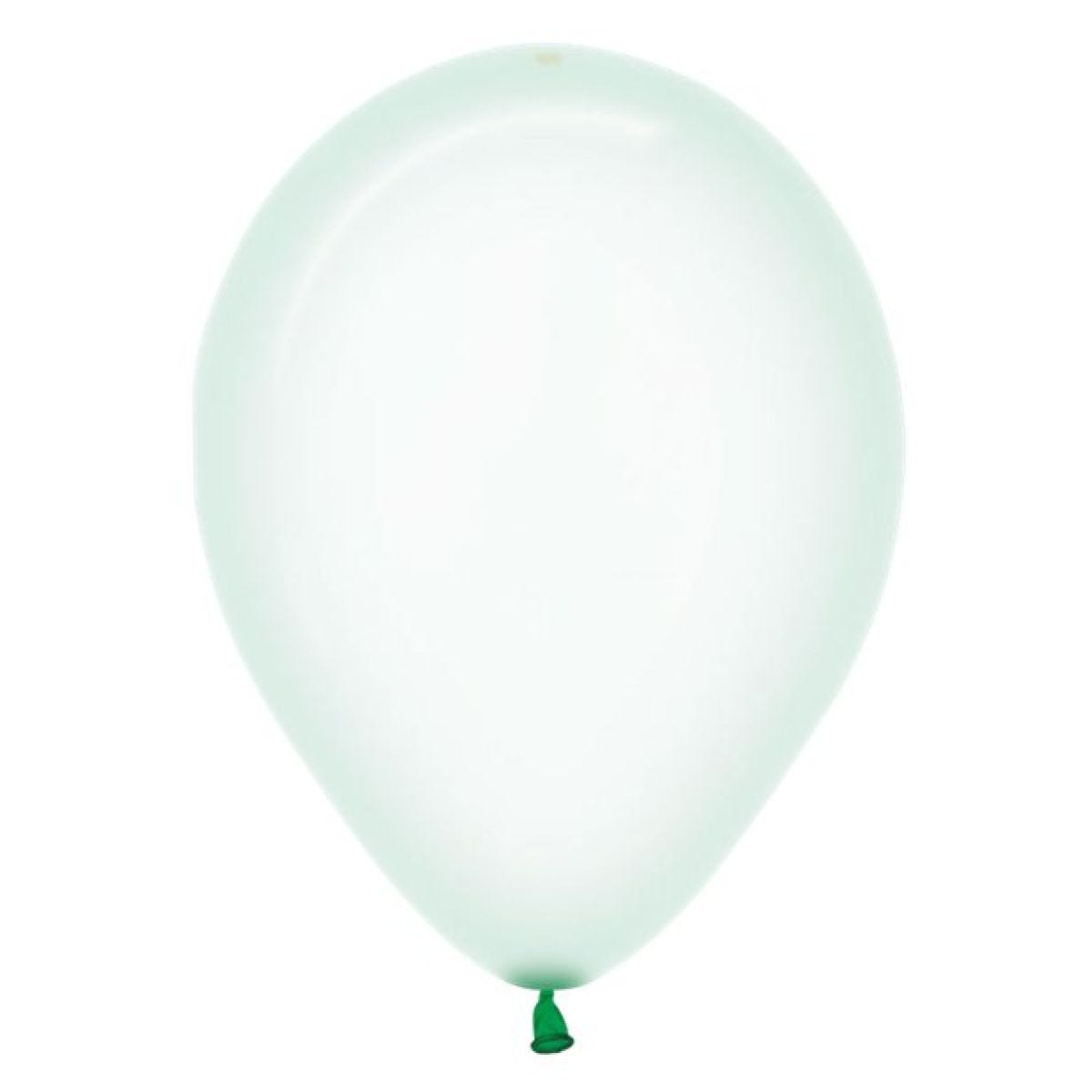 Pastel Green Crystal Balloons - 12" Latex (50pk)