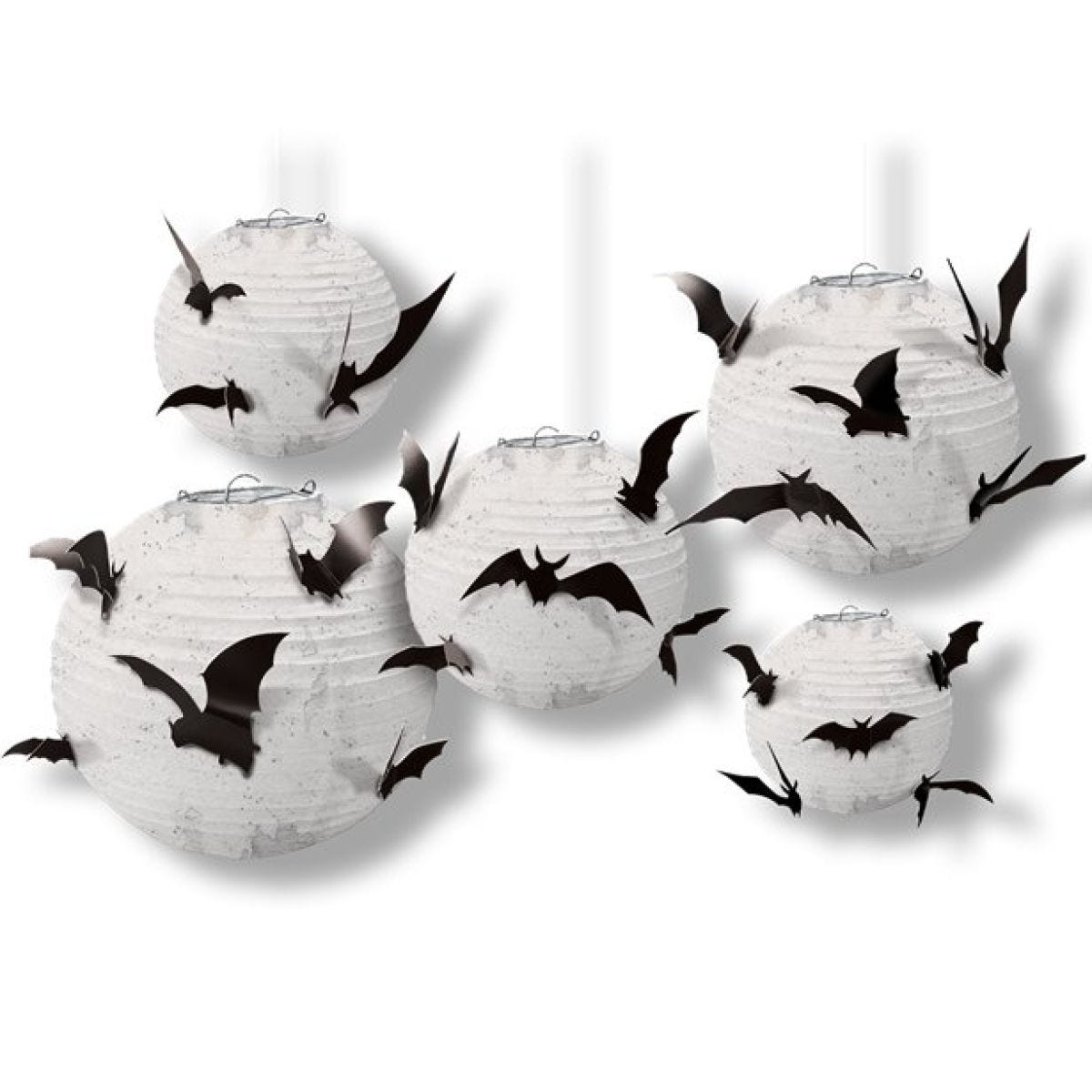 Paper Lanterns with Bats