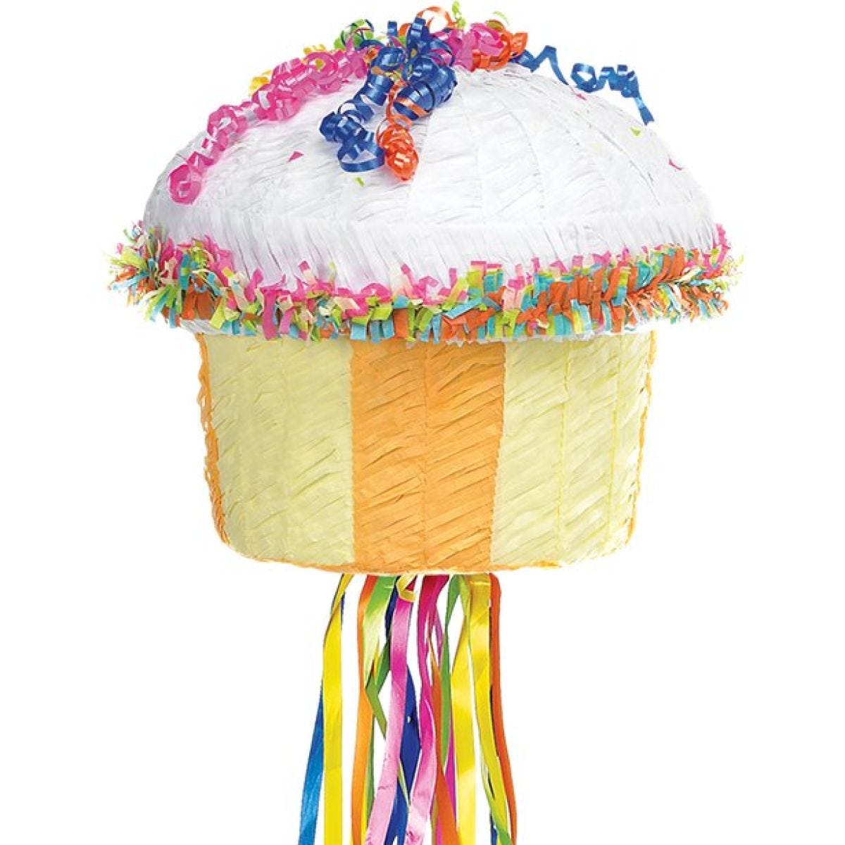 Cupcake Pull Piñata - 30cm x 30cm