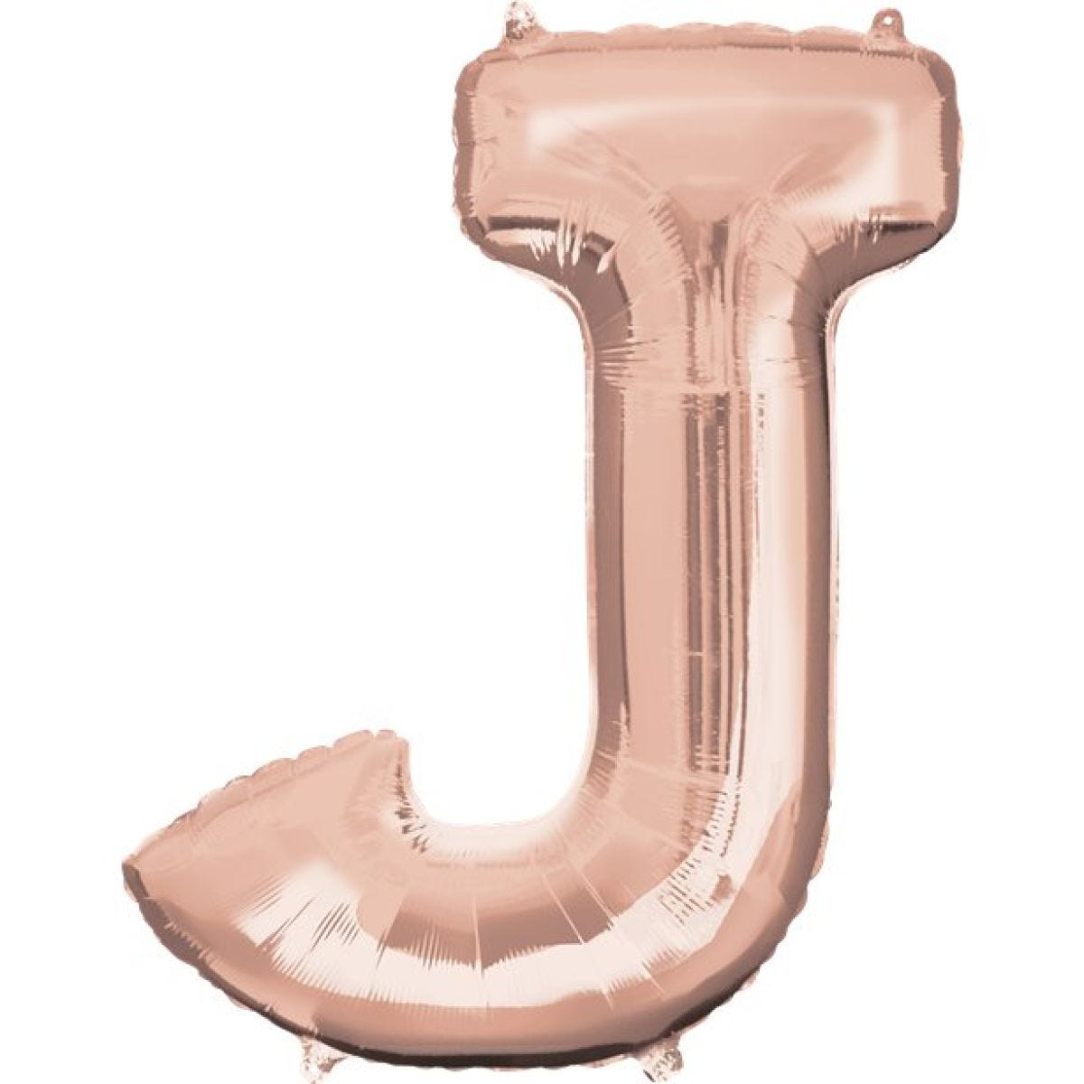 Rose Gold Letter J Balloon - 34 Foil