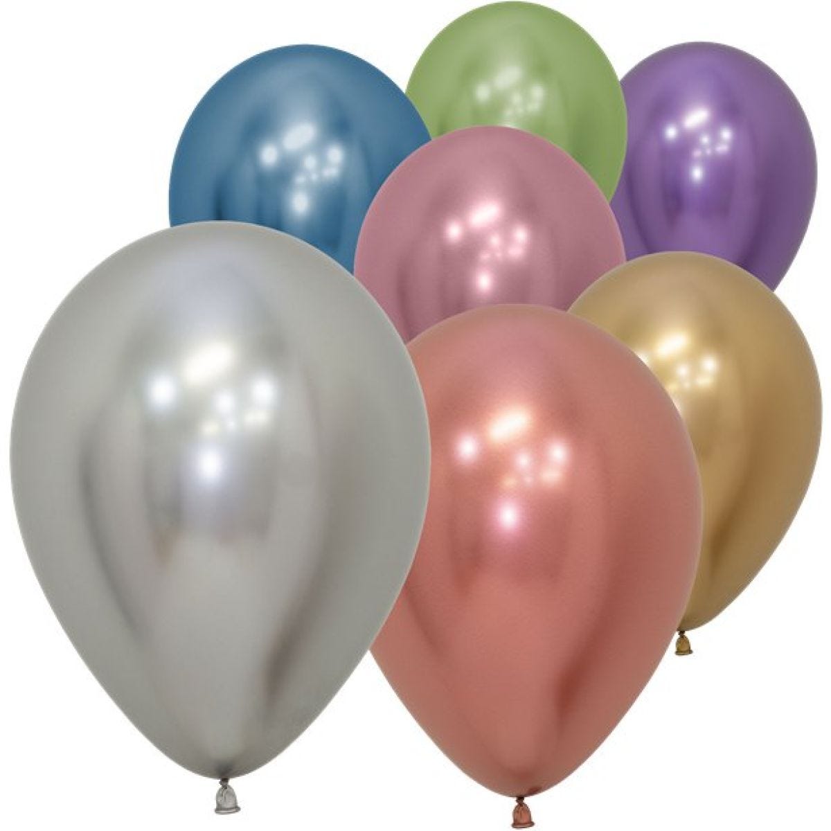 Assorted Reflex Balloons - 5" Latex