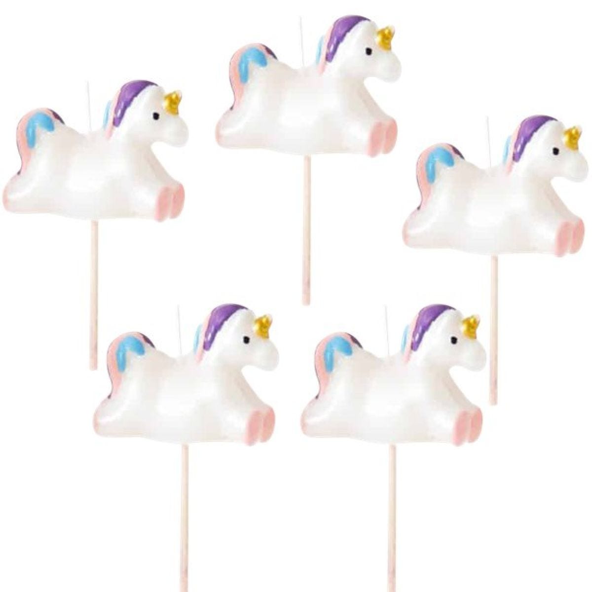 Unicorn Candles (5pk)