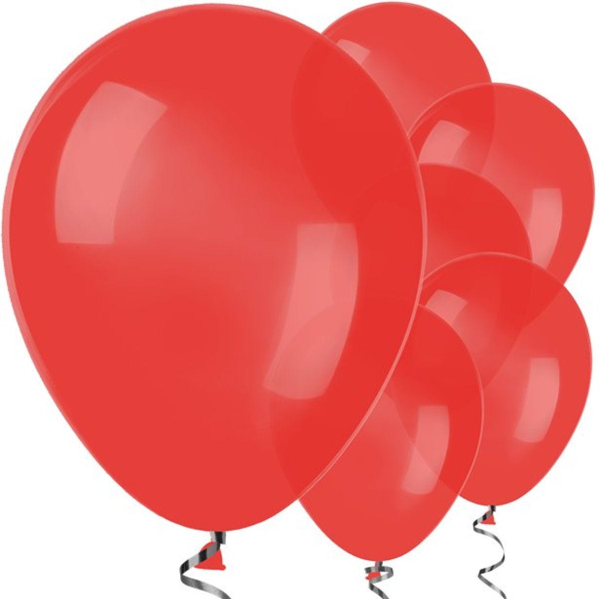 Red Balloons - 12" Latex Balloons