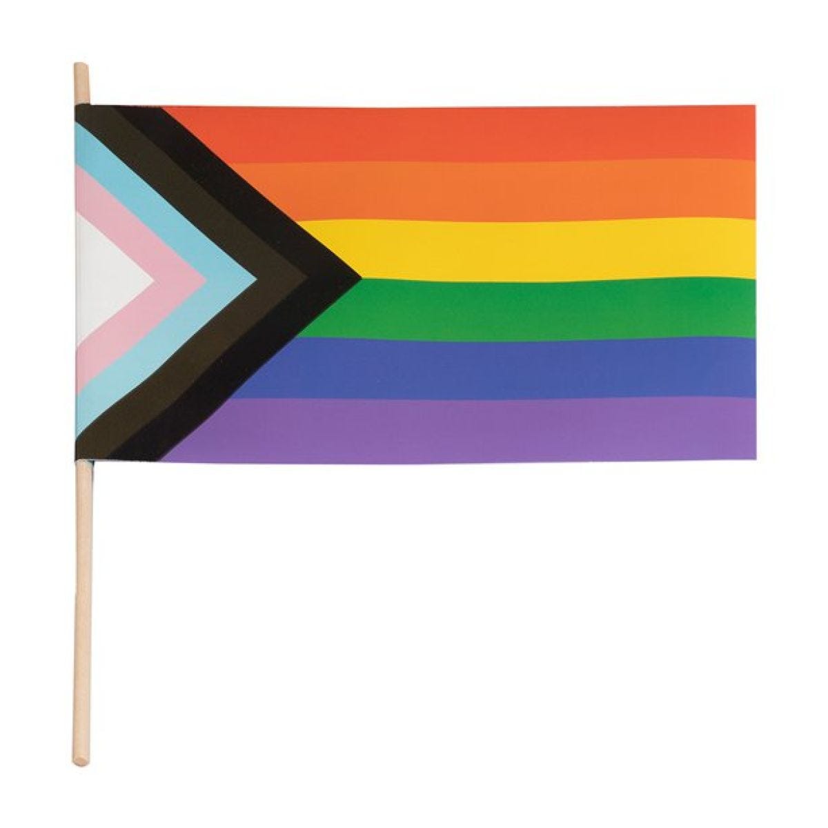 Progress Pride Handwaving Flag (5pk)