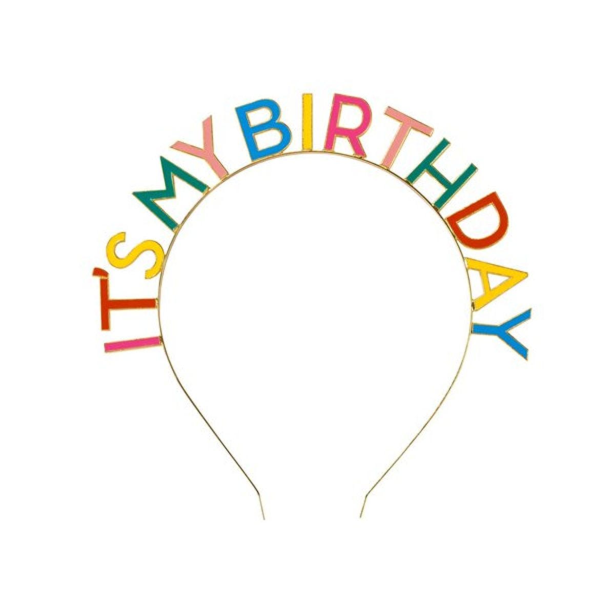 Rainbow &apos;It&apos;s My Birthday&apos; Headband