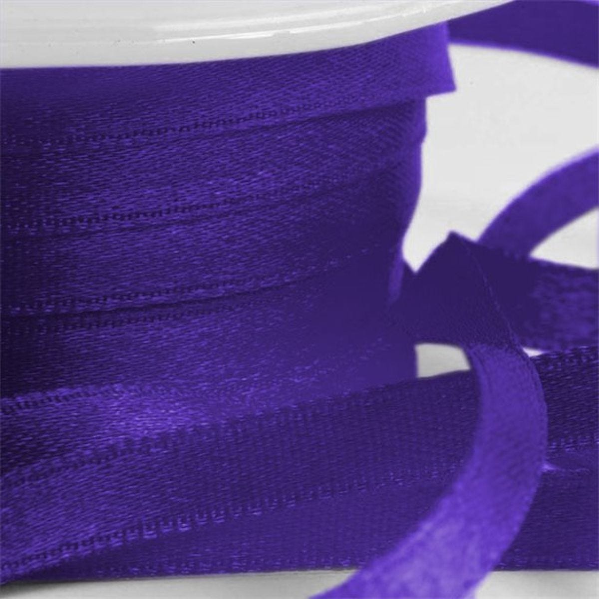 Purple Satin Ribbon - 6mm