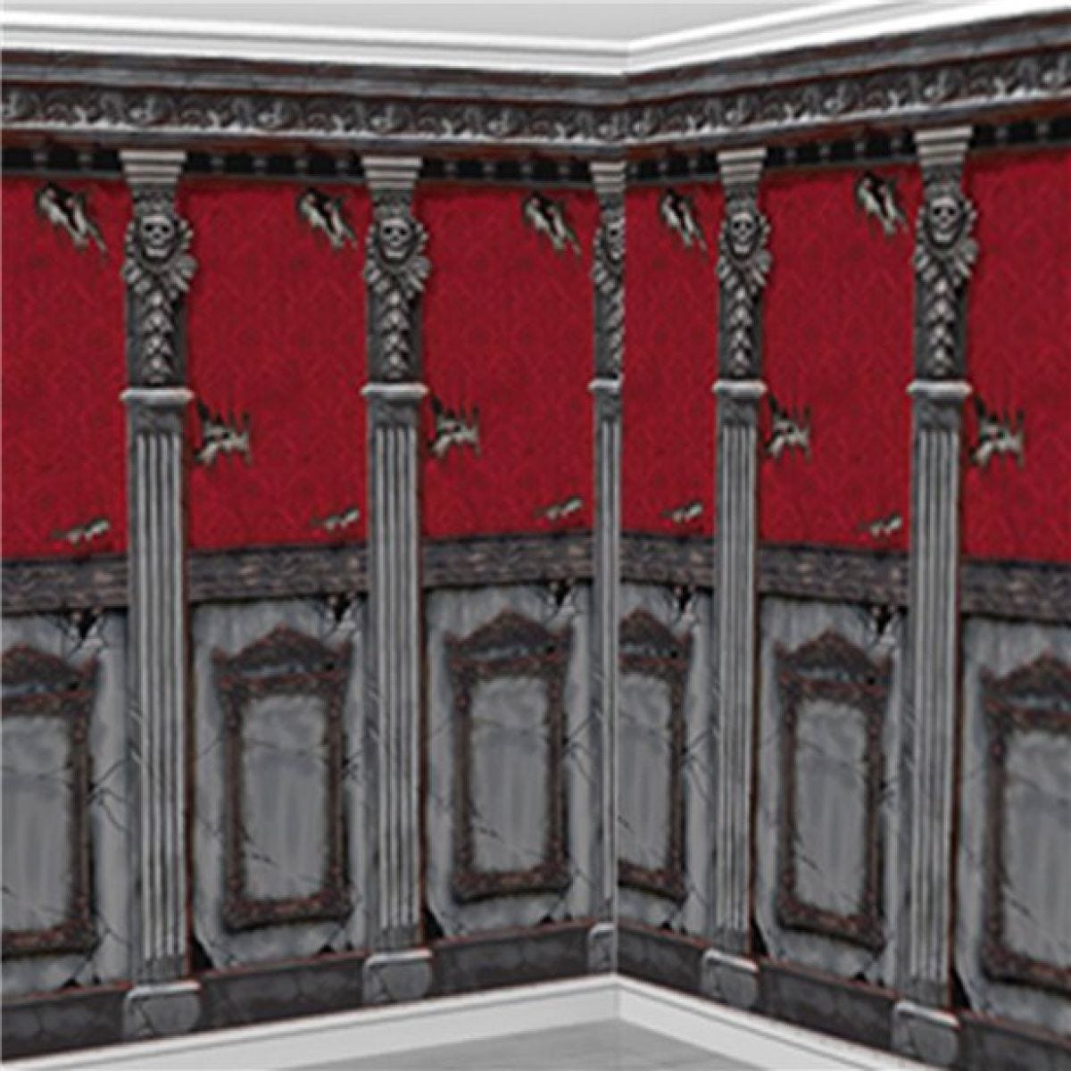Gothic Mansion Scene Setter - 12m (2pk)