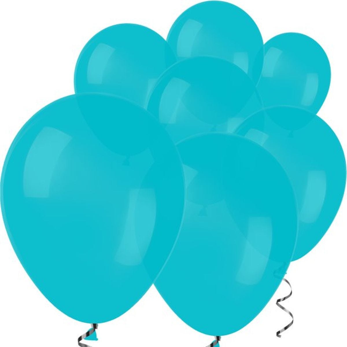 Turquoise Blue Mini Balloons - 5" Latex Balloons