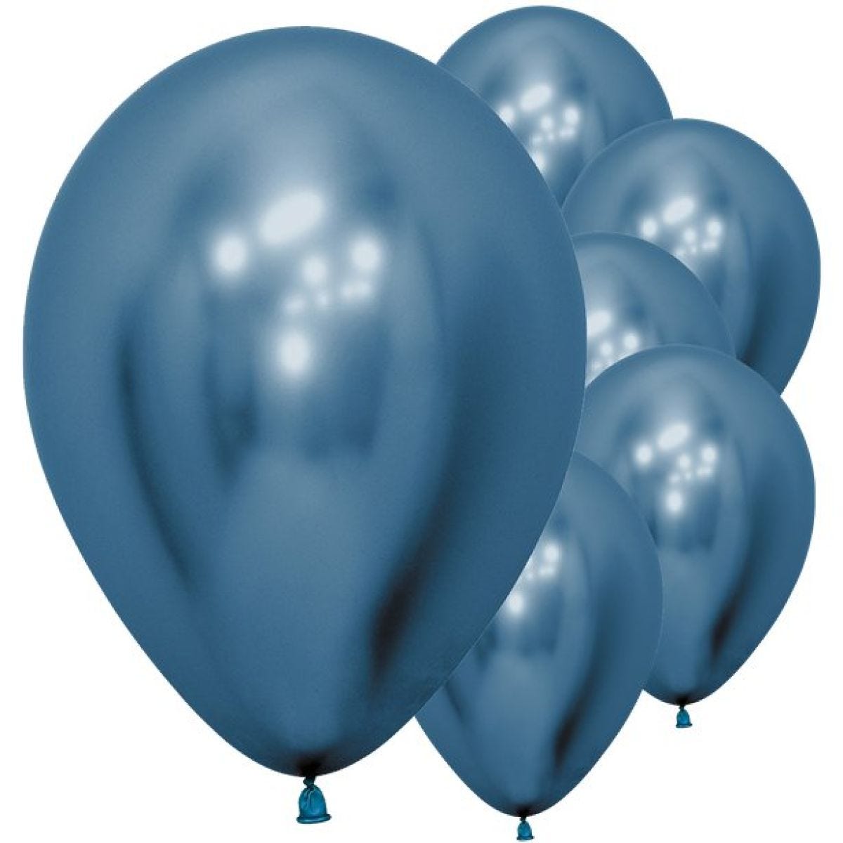 Blue Reflex Balloons - 12" Latex (50pk)