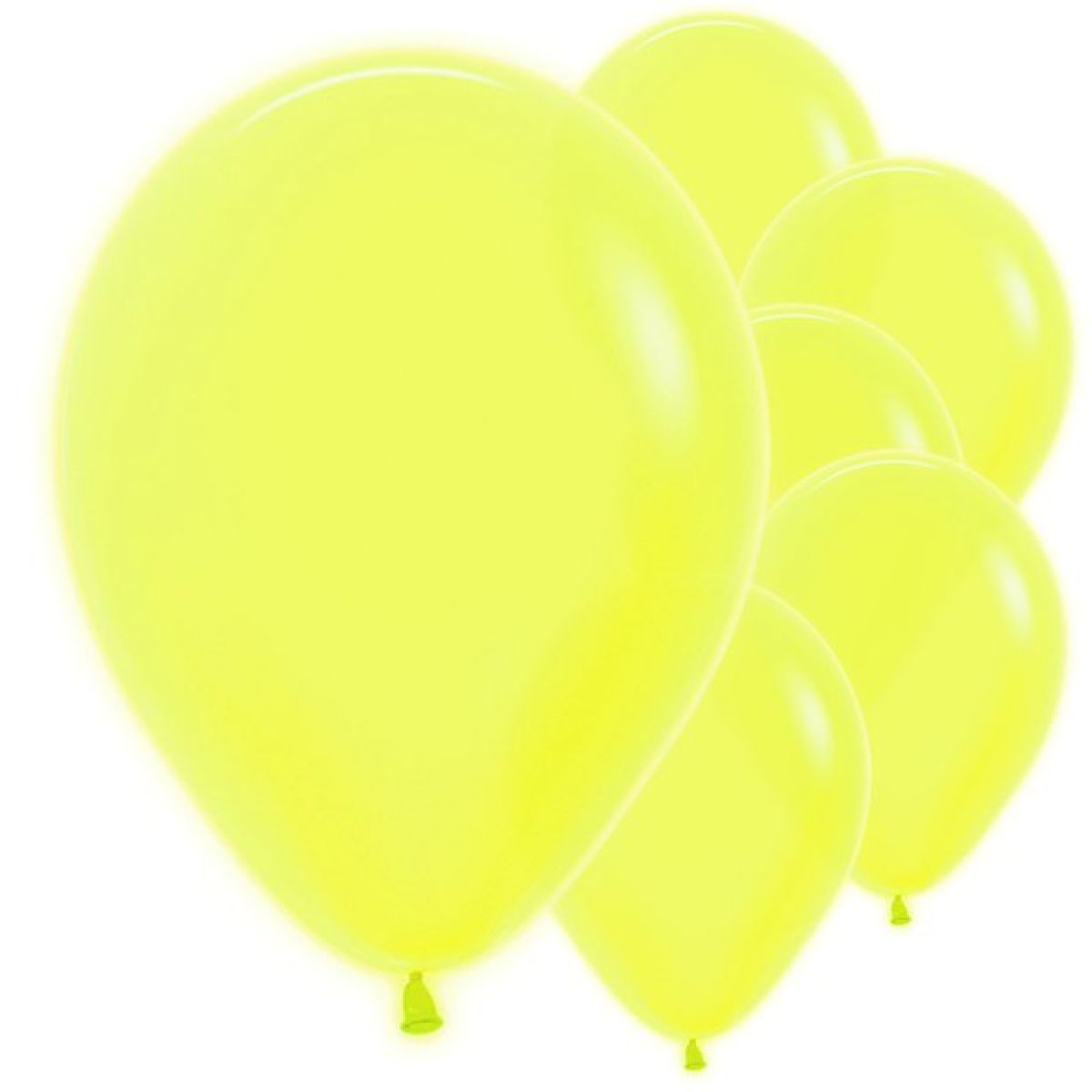 Neon Yellow Balloons - 12" Latex (50pk)