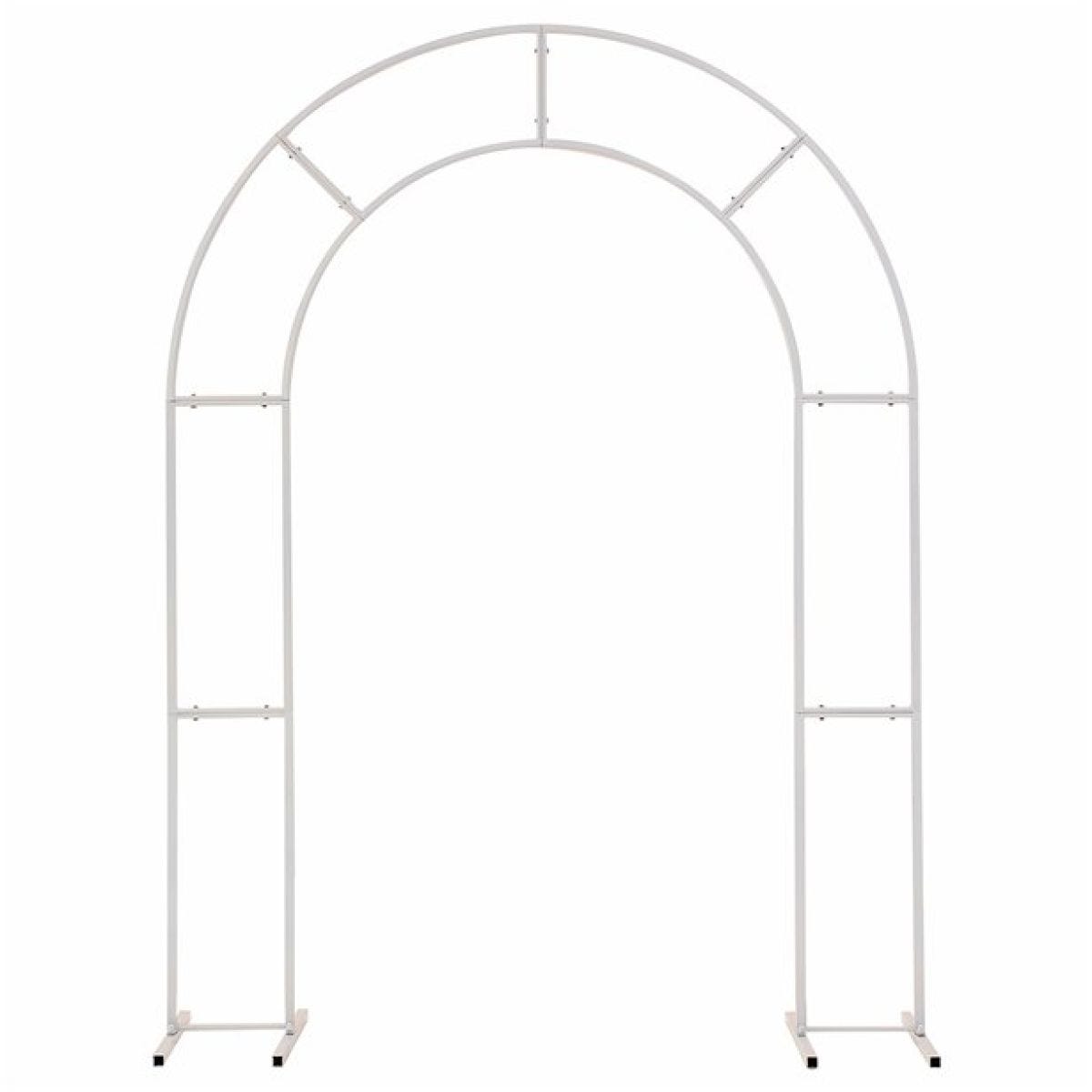 White Metal Frame Arch