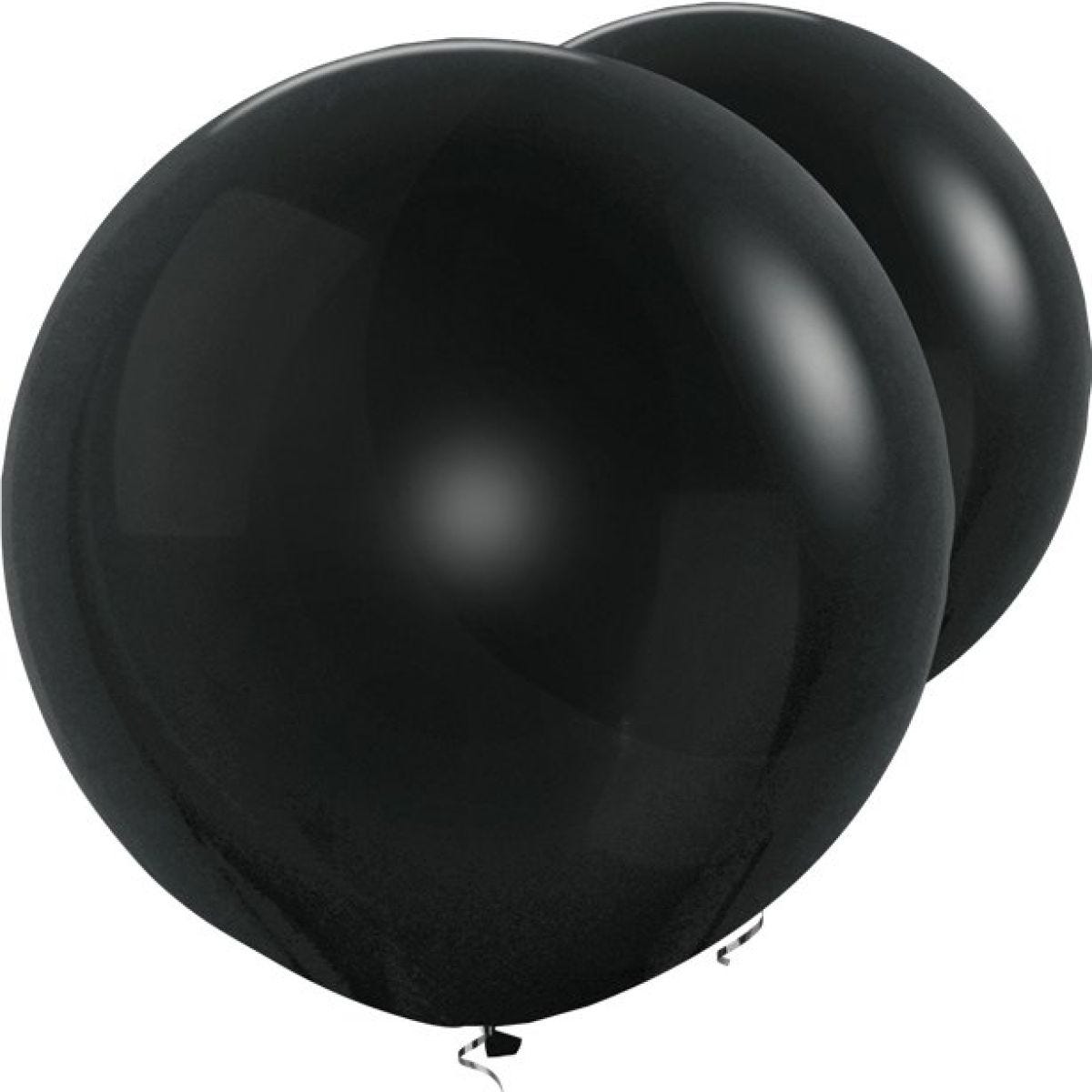 Black Giant Balloons - 36" Latex