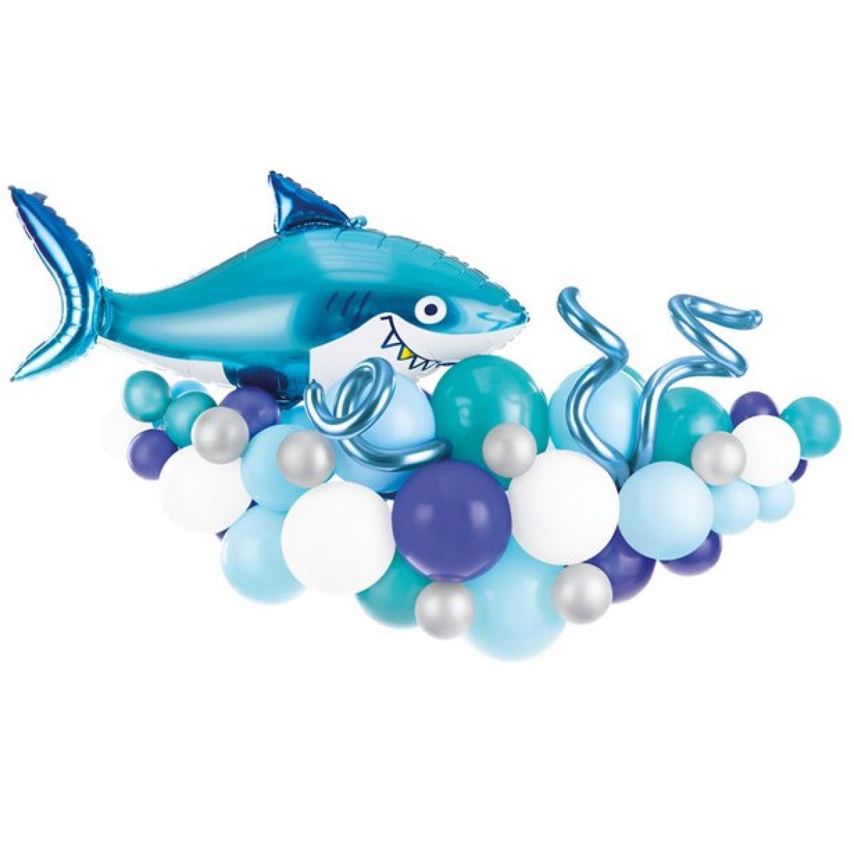 Shark Balloon Arch Garland