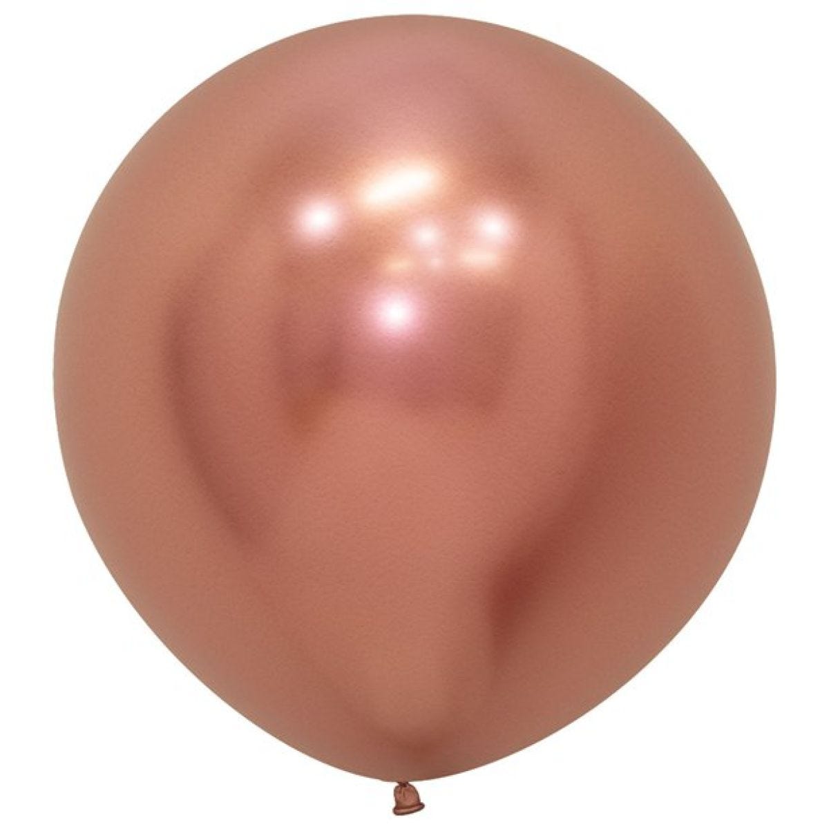 Reflex Rose Gold Balloons - 24" Latex