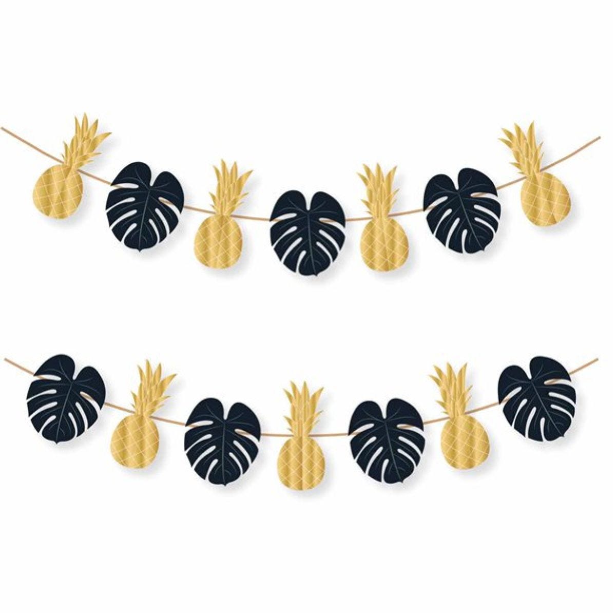 Flamingo Pineapple Paper Bunting 2.2m
