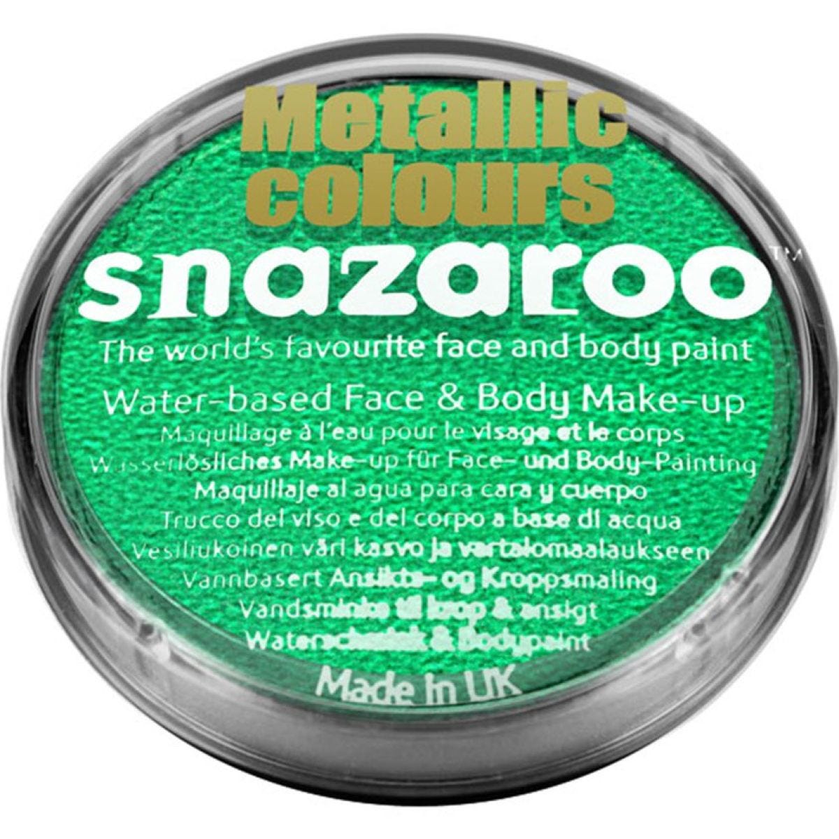 Snazaroo Electric Green Face Paint - 18ml