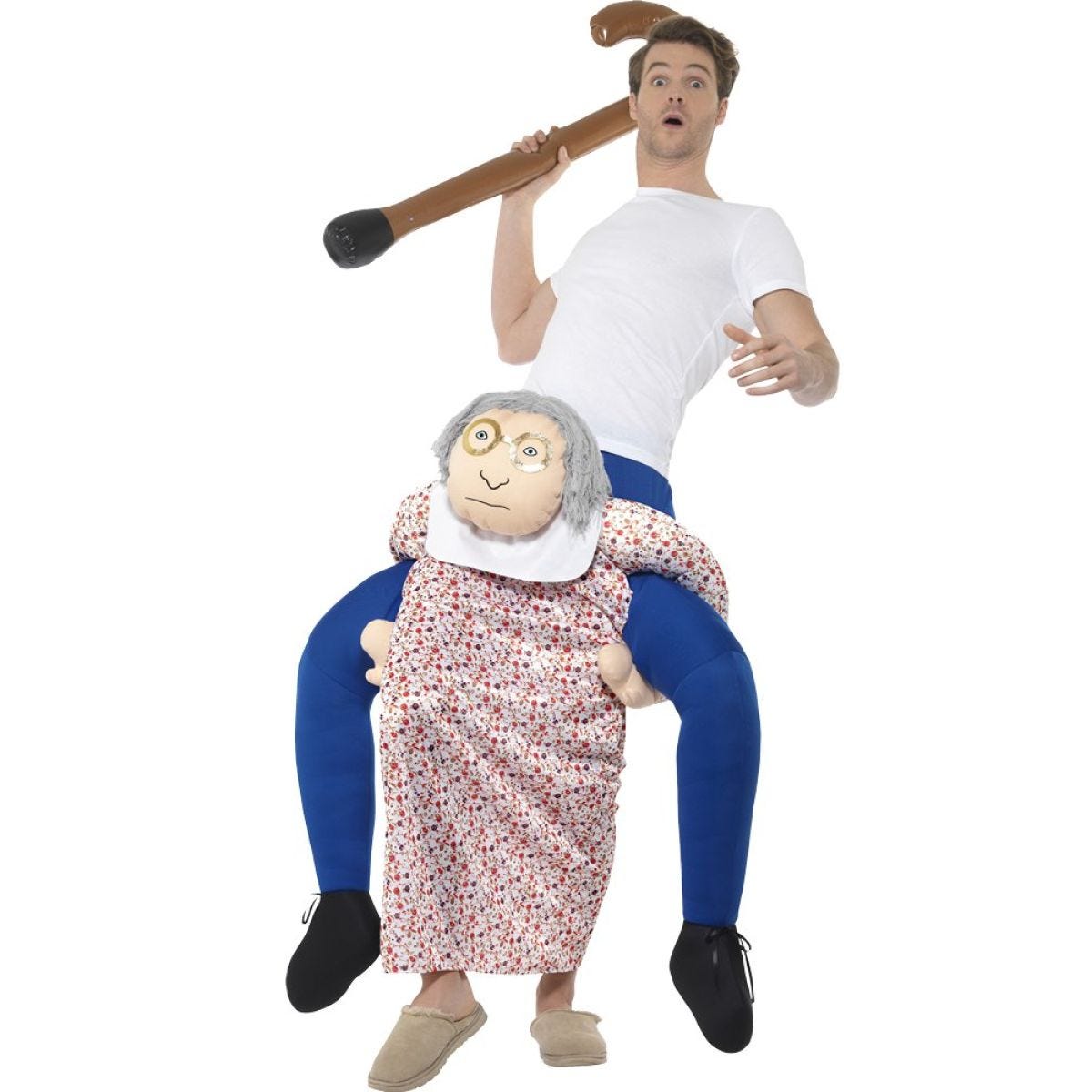 Piggyback Grandma - Adult Costume